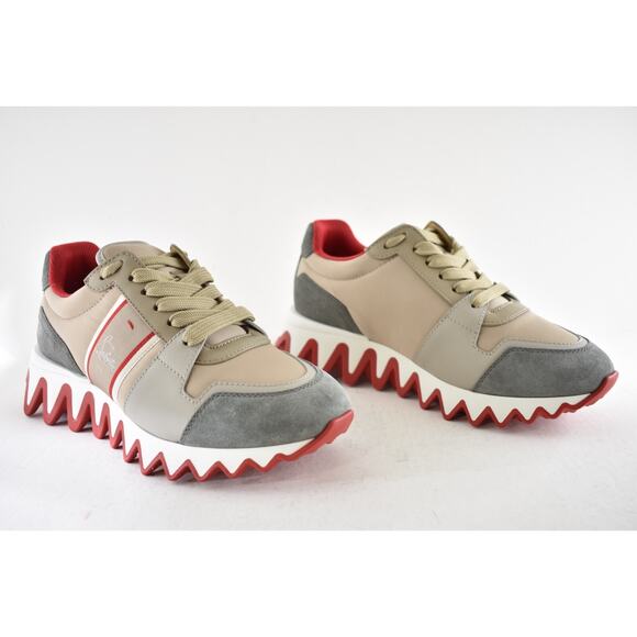 Christian Louboutin Nastroshark Donna Flat Saharienne Platform Lowtop Sneaker 38 - Picture 5 of 14